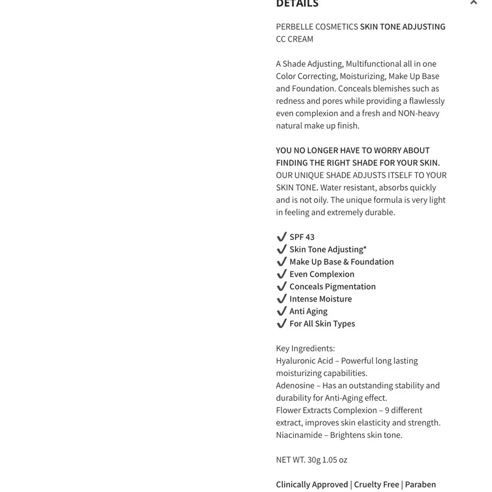 CC Cream Foundation - Cream - Picture 5 of 5